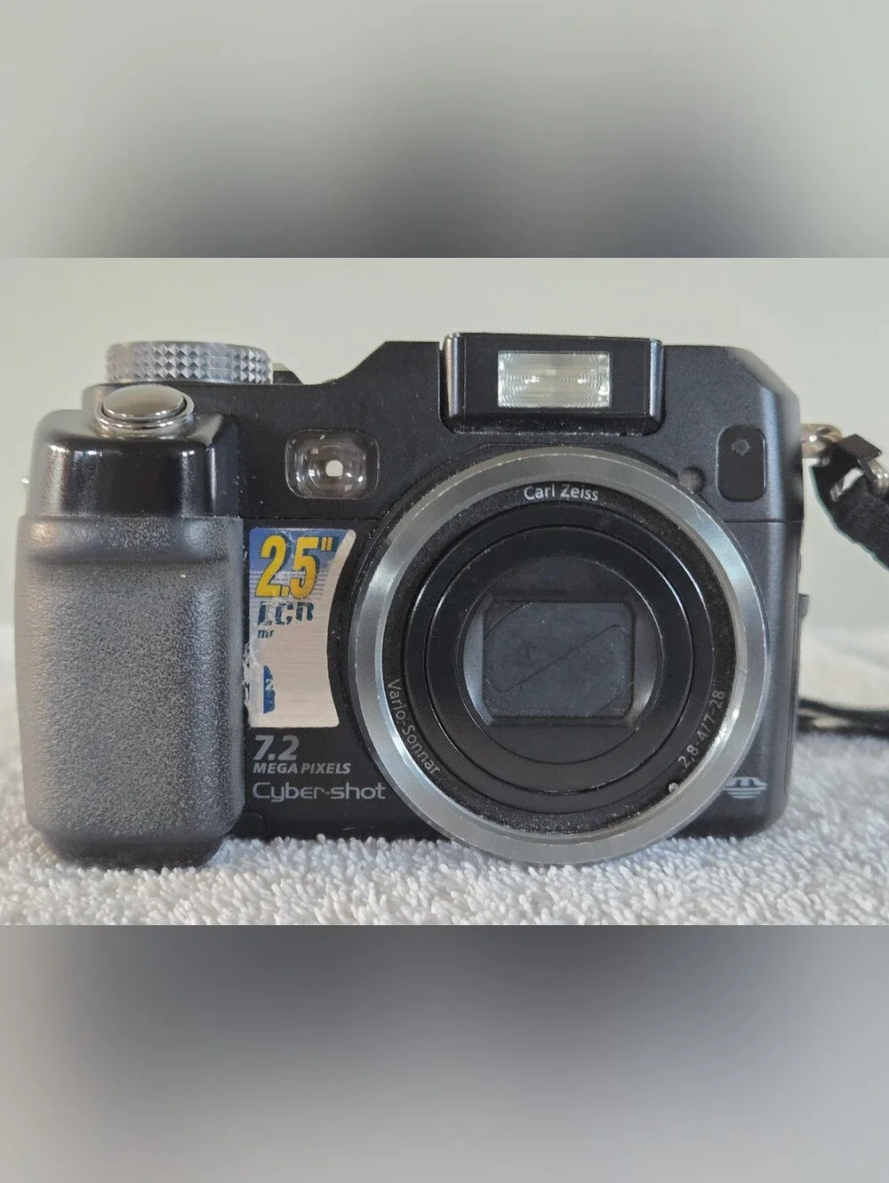 Sony Cyber-Shot DSC-V3 7.2MP Digital Camera Black *TESTED & WORKING*